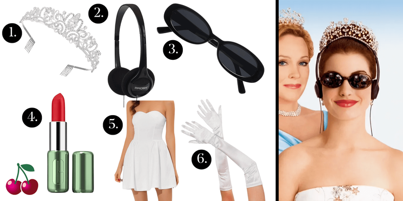 open lace back dress Sexy Womens Halloween The Princess Diaries Mia Thermopolis Disney Anne  Hathaway Princess Costume main image 0